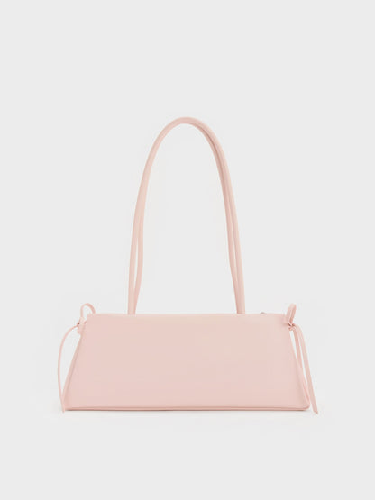 CHARLES & KEITH Customer Favorite / Hazel Bow Shoulder Bag - Soft Pink