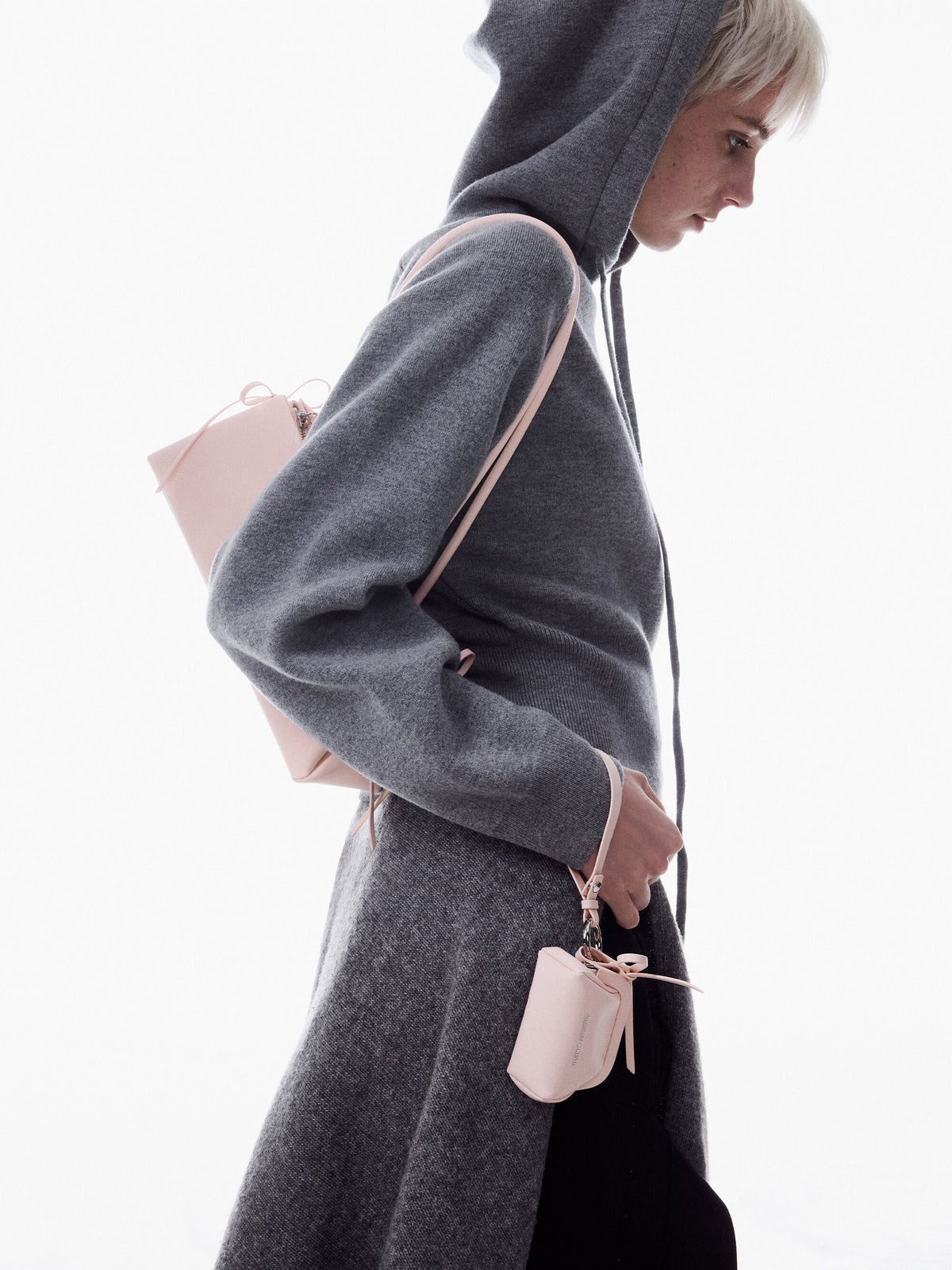 CHARLES & KEITH Customer Favorite / Hazel Bow Shoulder Bag - Soft Pink