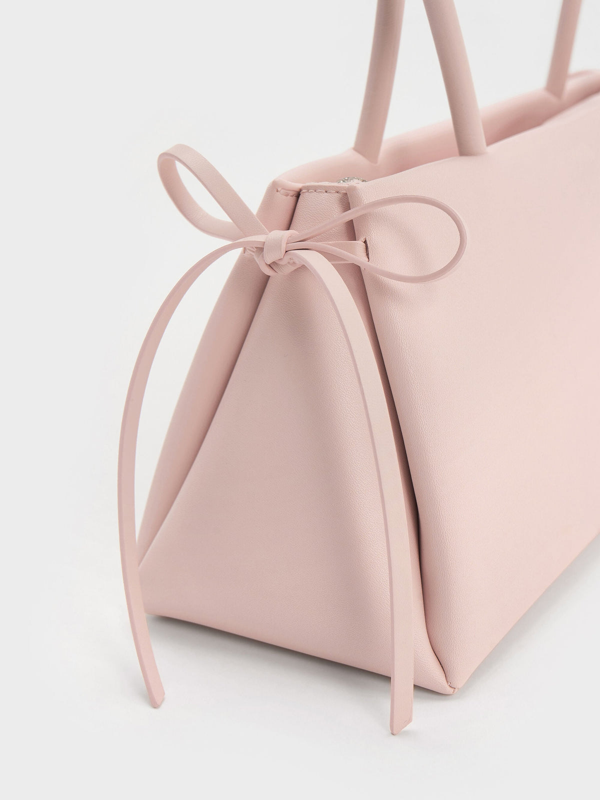 CHARLES & KEITH Customer Favorite / Hazel Bow Shoulder Bag - Soft Pink