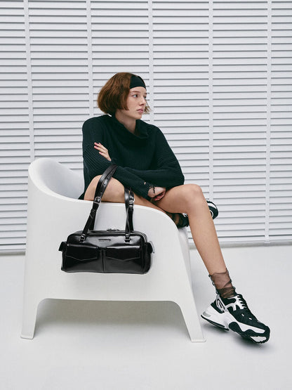 CHARLES & KEITH Special Offer / Rachel Multi-Pocket Shoulder Bag - Noir