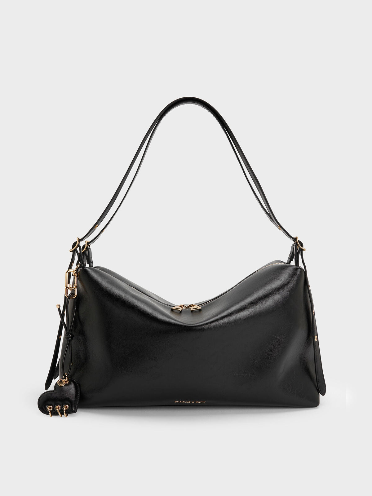 CHARLES & KEITH Special Offer / Rey Slouchy Shoulder Bag - Black