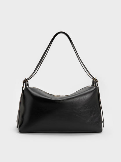 CHARLES & KEITH Special Offer / Rey Slouchy Shoulder Bag - Black