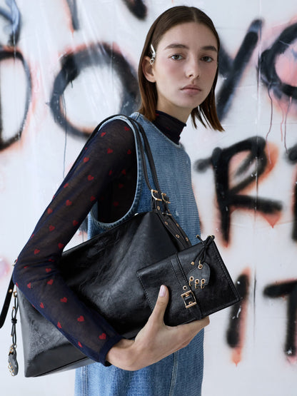 CHARLES & KEITH Special Offer / Rey Slouchy Shoulder Bag - Black