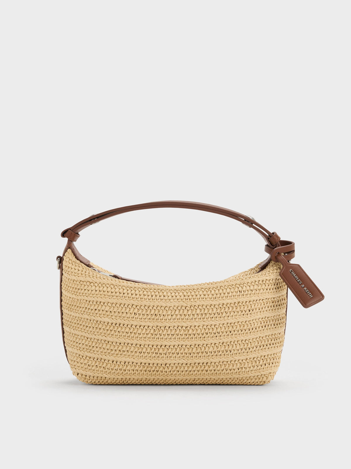 CHARLES & KEITH Everyday / Ivette Raffia Woven Shoulder Bag - Multi