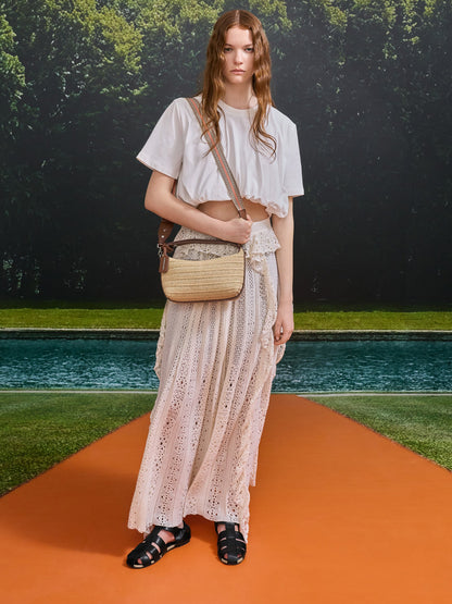 CHARLES & KEITH Everyday / Ivette Raffia Woven Shoulder Bag - Multi