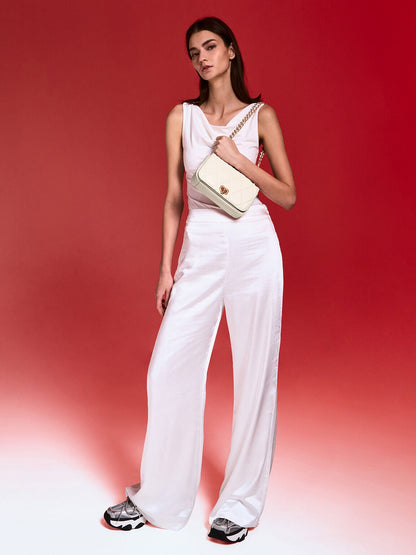 CHARLES & KEITH Best Price / Arwen Diamond-Quilt Shoulder Bag - Cream