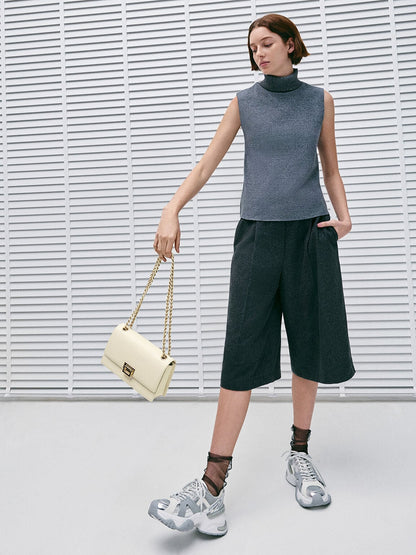 CHARLES & KEITH Trending / Everline Braided-Strap Shoulder Bag - Cream