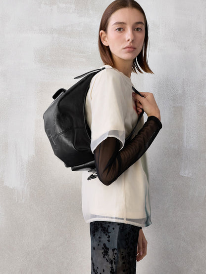 CHARLES & KEITH Trending / Bessie Side-Pocket Hobo Bag - Noir
