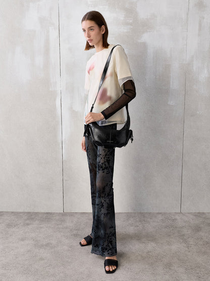 CHARLES & KEITH Trending / Bessie Side-Pocket Hobo Bag - Noir