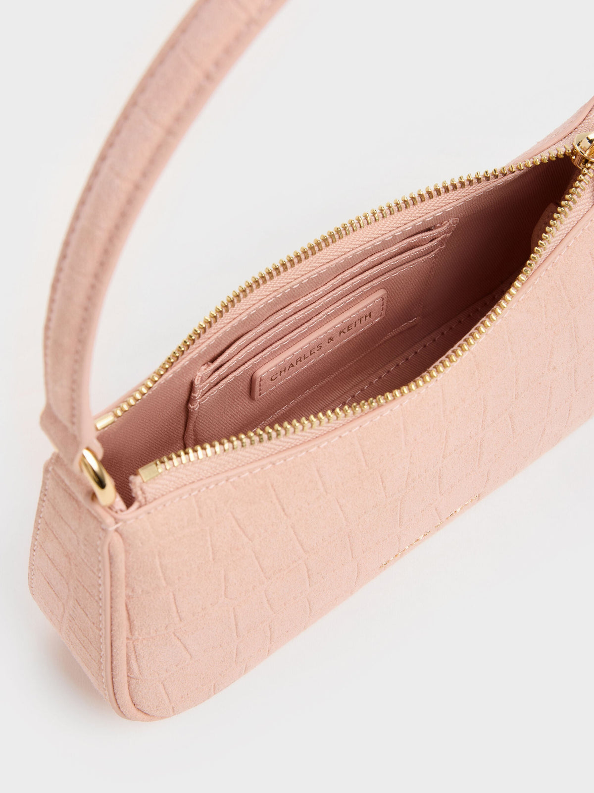CHARLES & KEITH Signature / Elspeth Chain Shoulder Bag - Pink