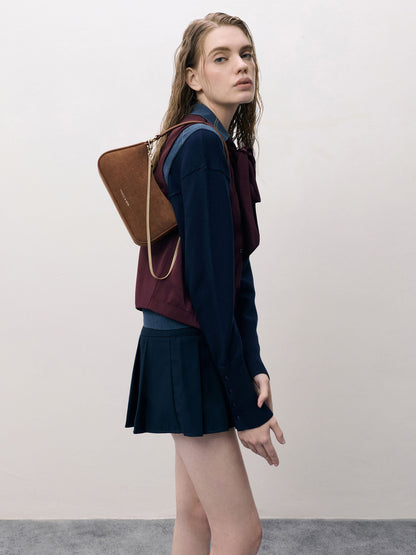 CHARLES & KEITH Recommended / Elspeth Chain Shoulder Bag - Chocolate
