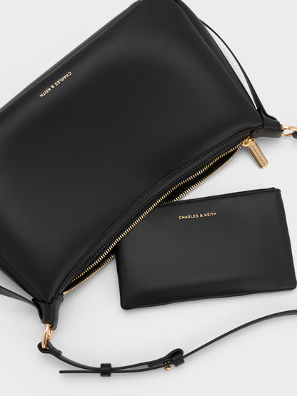 CHARLES & KEITH Customer Favorite / Calla Shoulder Bag - Black