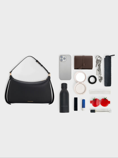 CHARLES & KEITH Customer Favorite / Calla Shoulder Bag - Black