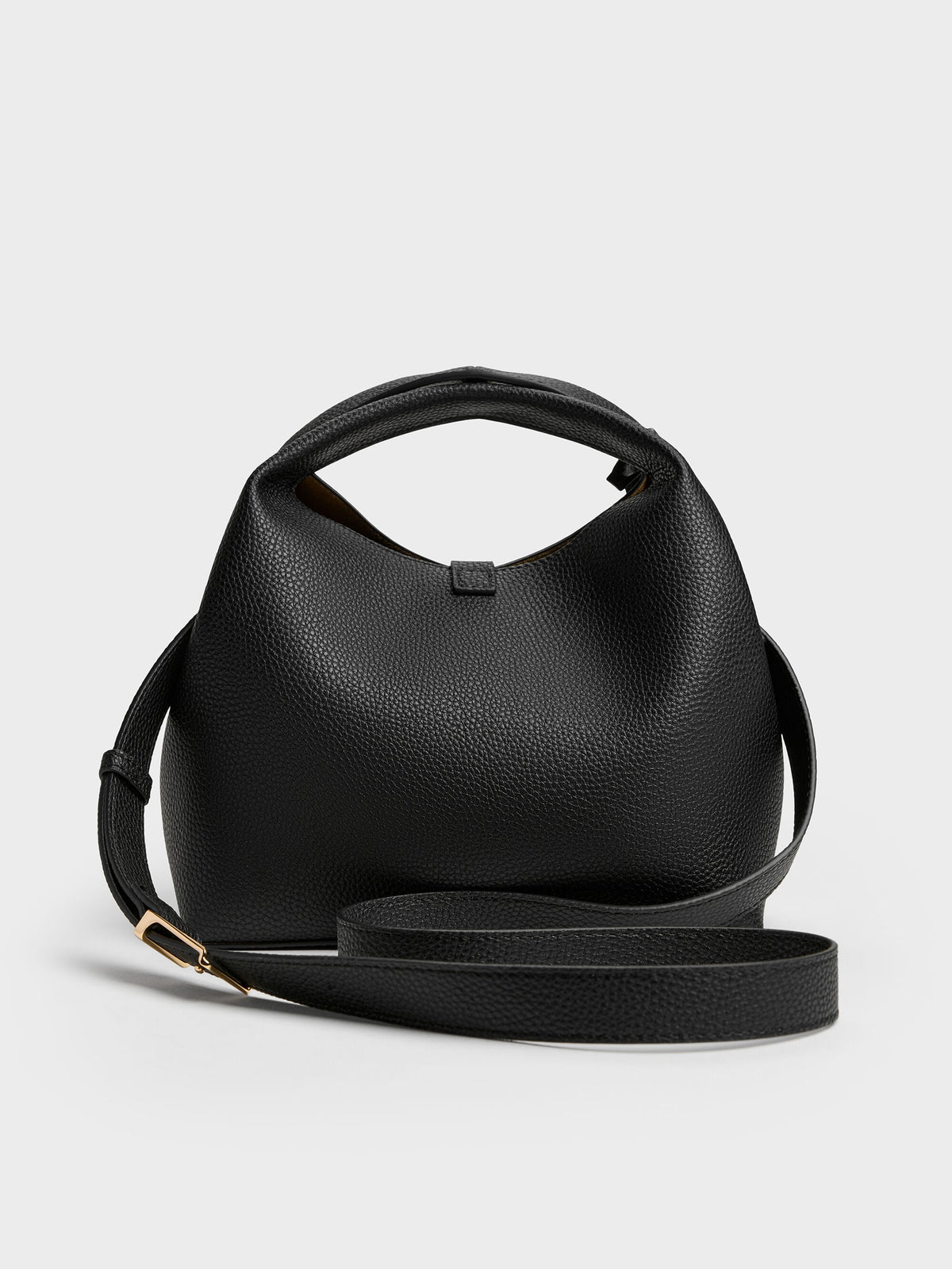 CHARLES & KEITH Best Price / Chance Turn-Lock Bucket Bag - Black