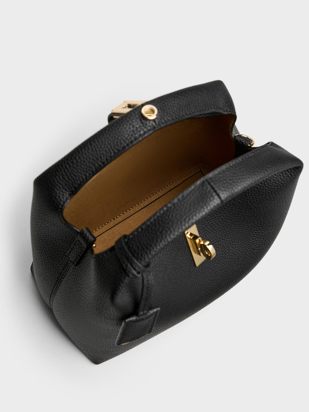 CHARLES & KEITH Best Price / Chance Turn-Lock Bucket Bag - Black