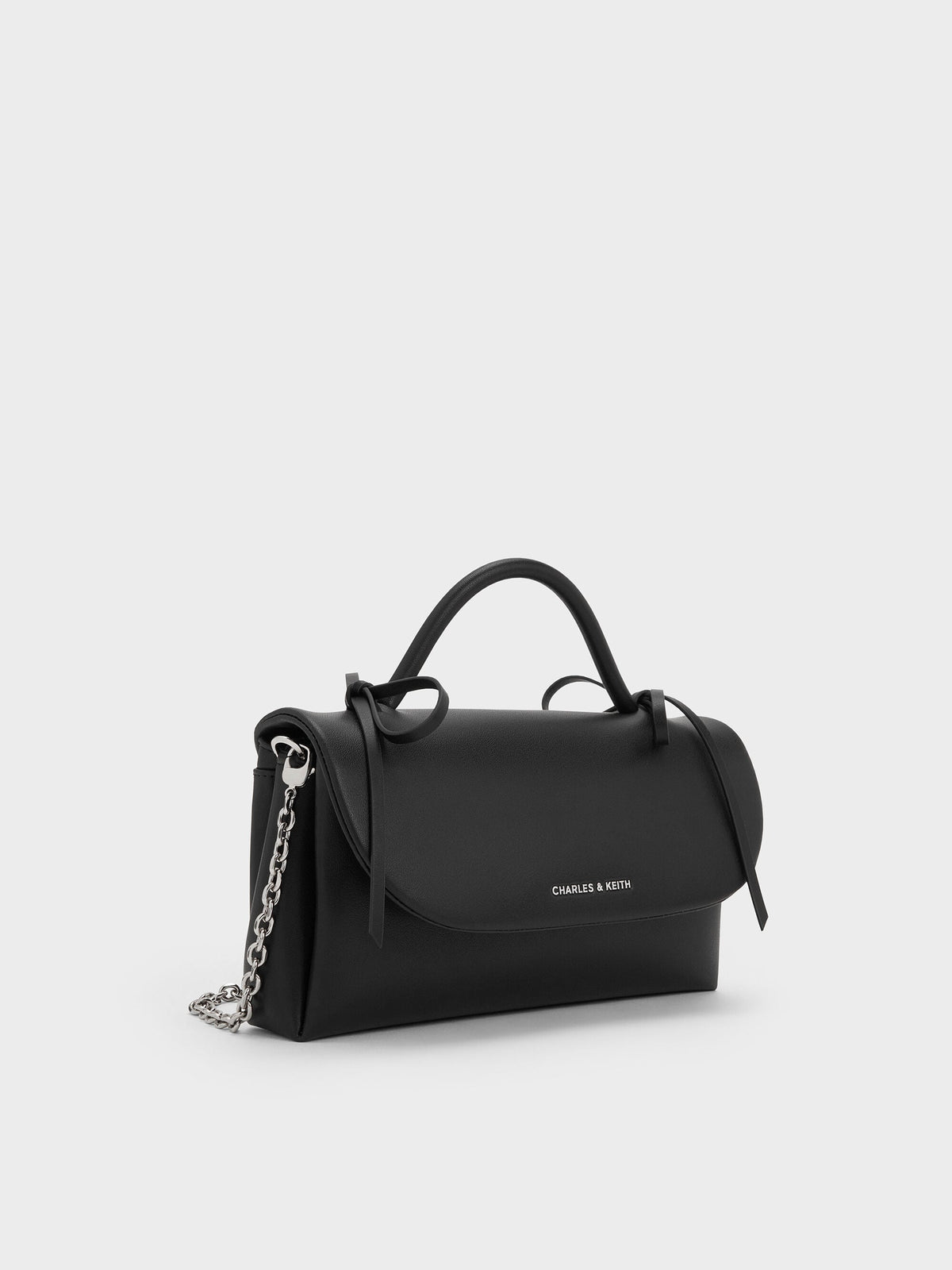 CHARLES & KEITH Discount / Hazel Bow Wallet On Chain - Noir