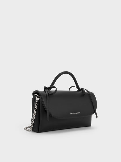 CHARLES & KEITH Discount / Hazel Bow Wallet On Chain - Noir