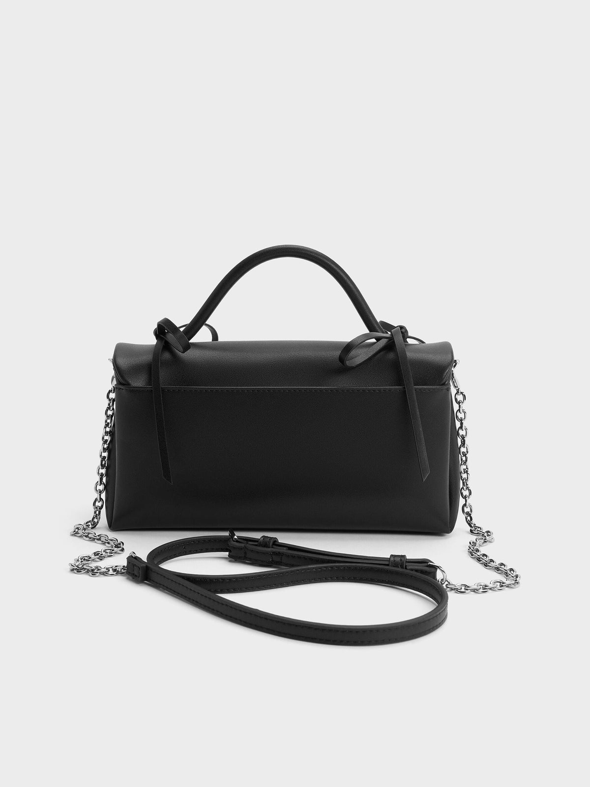 CHARLES & KEITH Discount / Hazel Bow Wallet On Chain - Noir