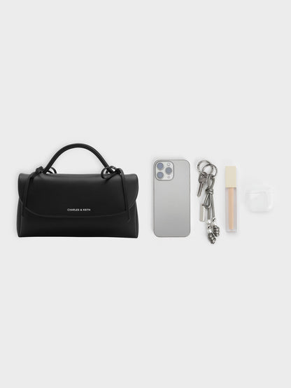 CHARLES & KEITH Discount / Hazel Bow Wallet On Chain - Noir