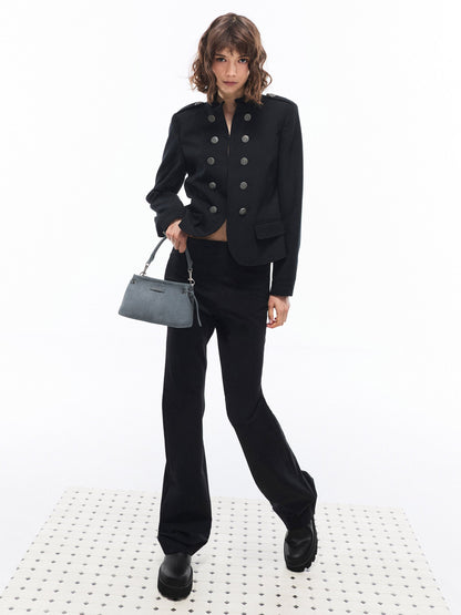 CHARLES & KEITH Best Seller / Noane Top Handle Bag - Smoky Blue
