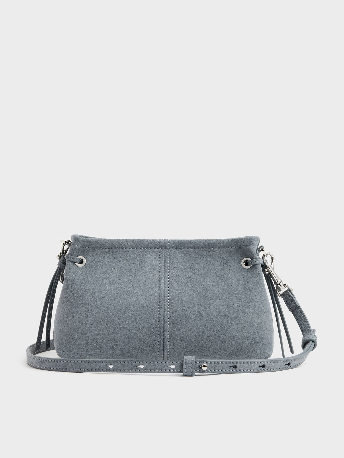 CHARLES & KEITH Best Seller / Noane Top Handle Bag - Smoky Blue