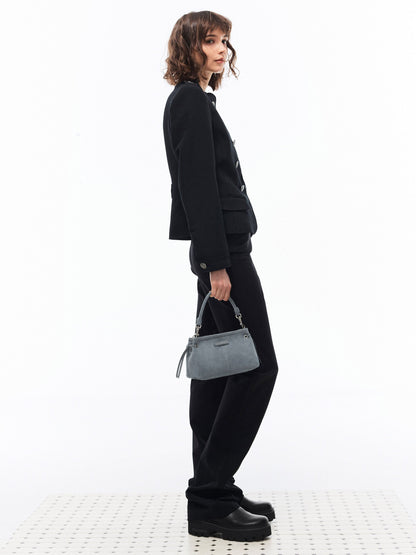 CHARLES & KEITH Best Seller / Noane Top Handle Bag - Smoky Blue