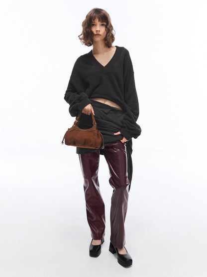 CHARLES & KEITH Classic / Mini Lillith Drawstring Bucket Bag - Pecan Brown