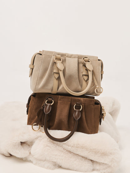 CHARLES & KEITH Quality / Britton Top Handle Tote Bag - Nutmeg Beige