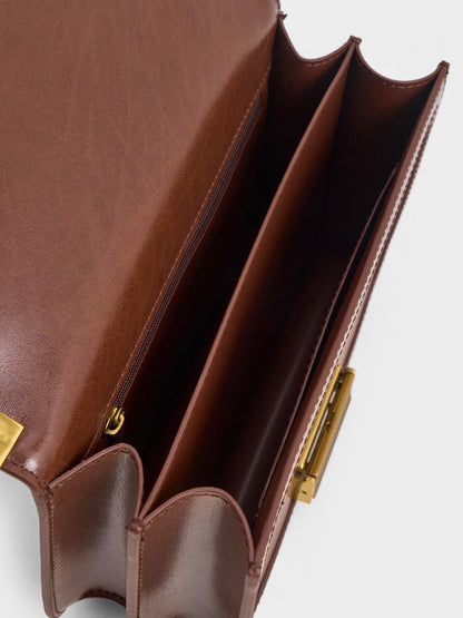 CHARLES & KEITH Latest / Charlot Bag - Dark Brown