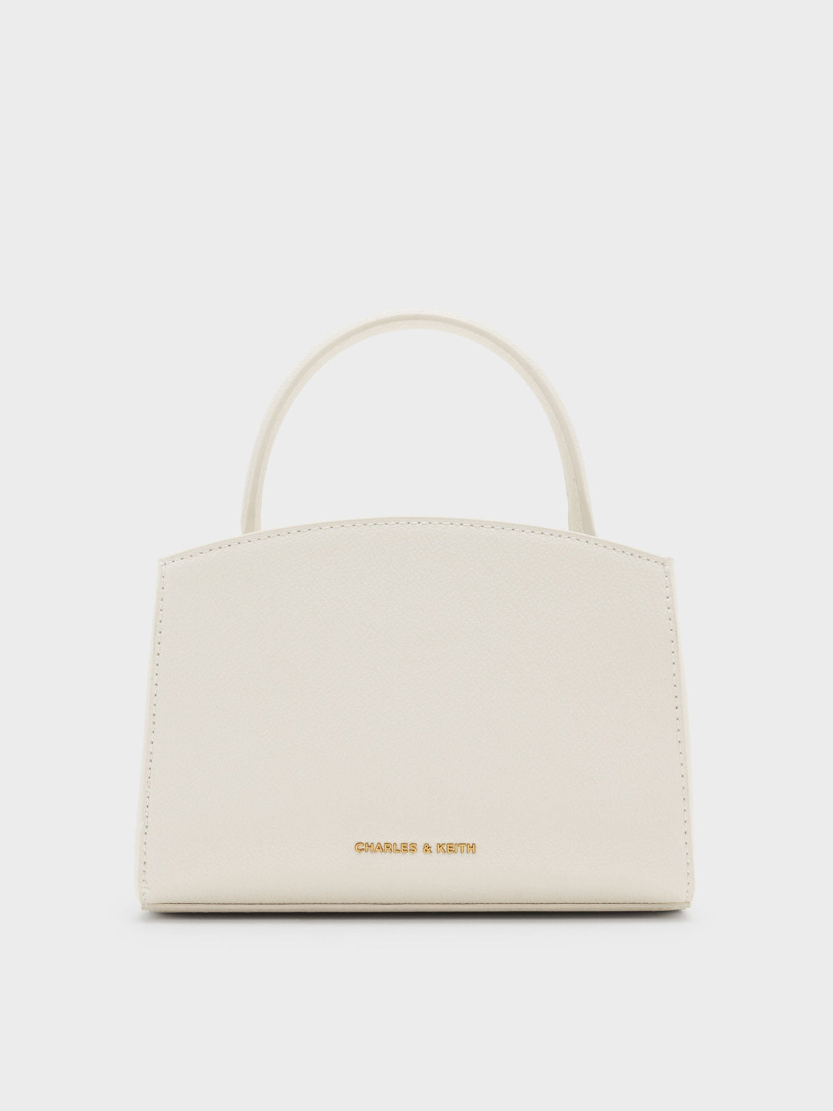 CHARLES & KEITH Best Seller / Aubrielle Belted Top Handle Bag - Cream