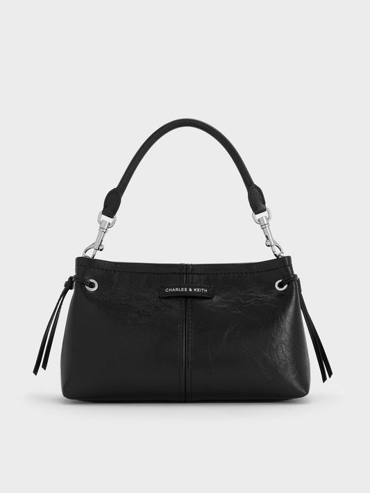 CHARLES & KEITH Signature / Noane Top Handle Bag - Noir