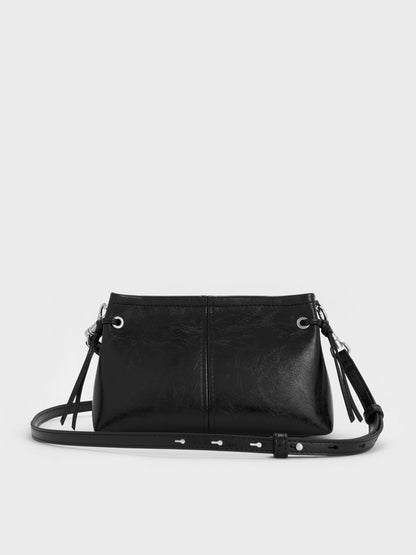 CHARLES & KEITH Signature / Noane Top Handle Bag - Noir