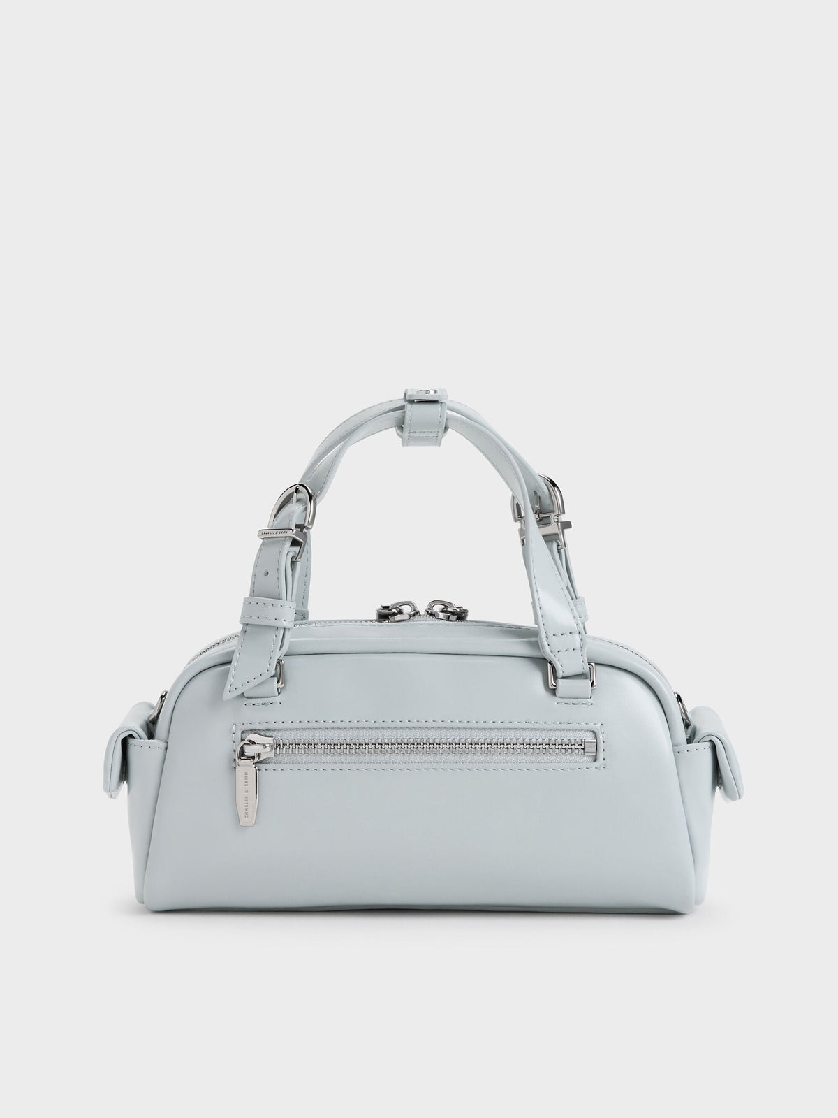CHARLES & KEITH Trusted / Rachel Multi-Pocket Bowling Bag - Sea Salt Blue