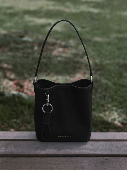CHARLES & KEITH Sale / Levy Nylon Bucket Bag - Noir