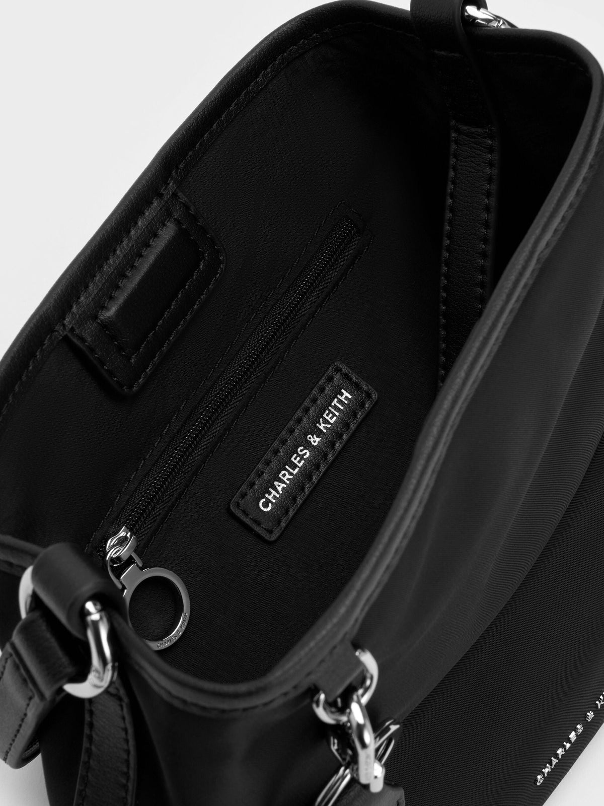 CHARLES & KEITH Sale / Levy Nylon Bucket Bag - Noir