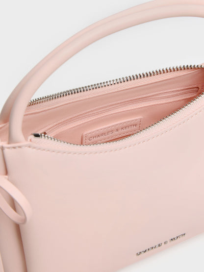 CHARLES & KEITH Sale / Hazel Bow Top Handle Bag - Soft Pink
