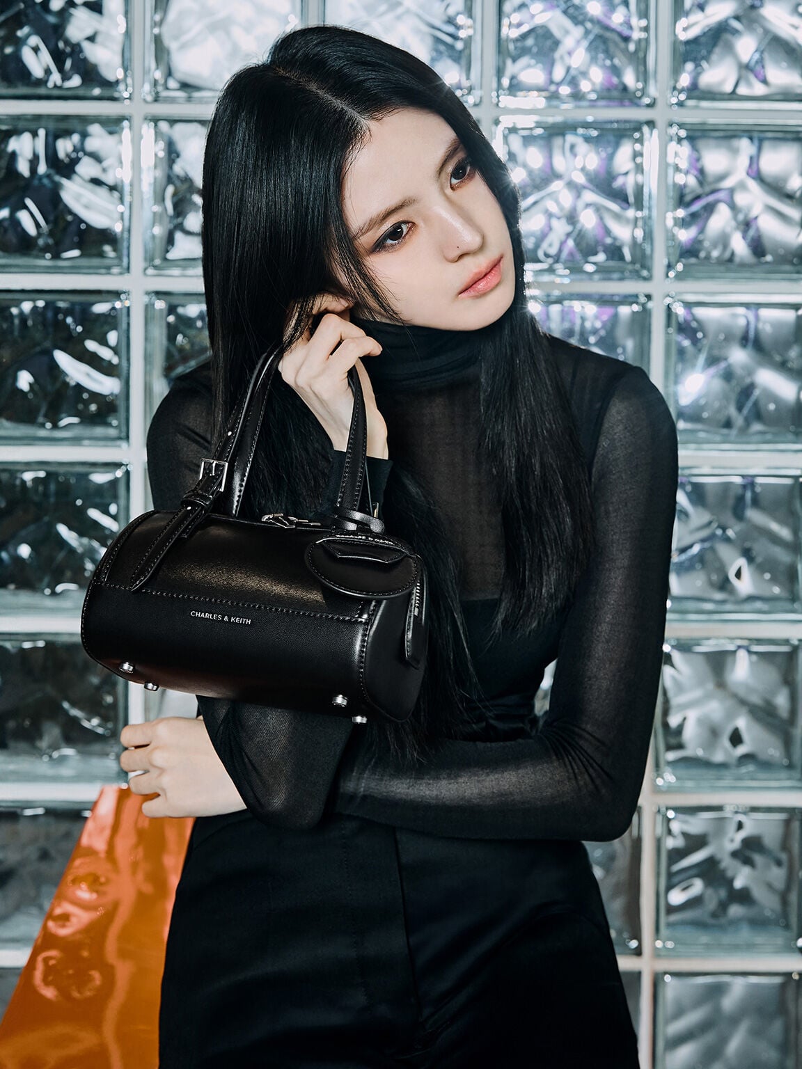 CHARLES & KEITH Special Offer / Enola Bowling Bag - Noir