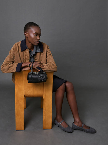 CHARLES & KEITH Special Offer / Enola Bowling Bag - Noir