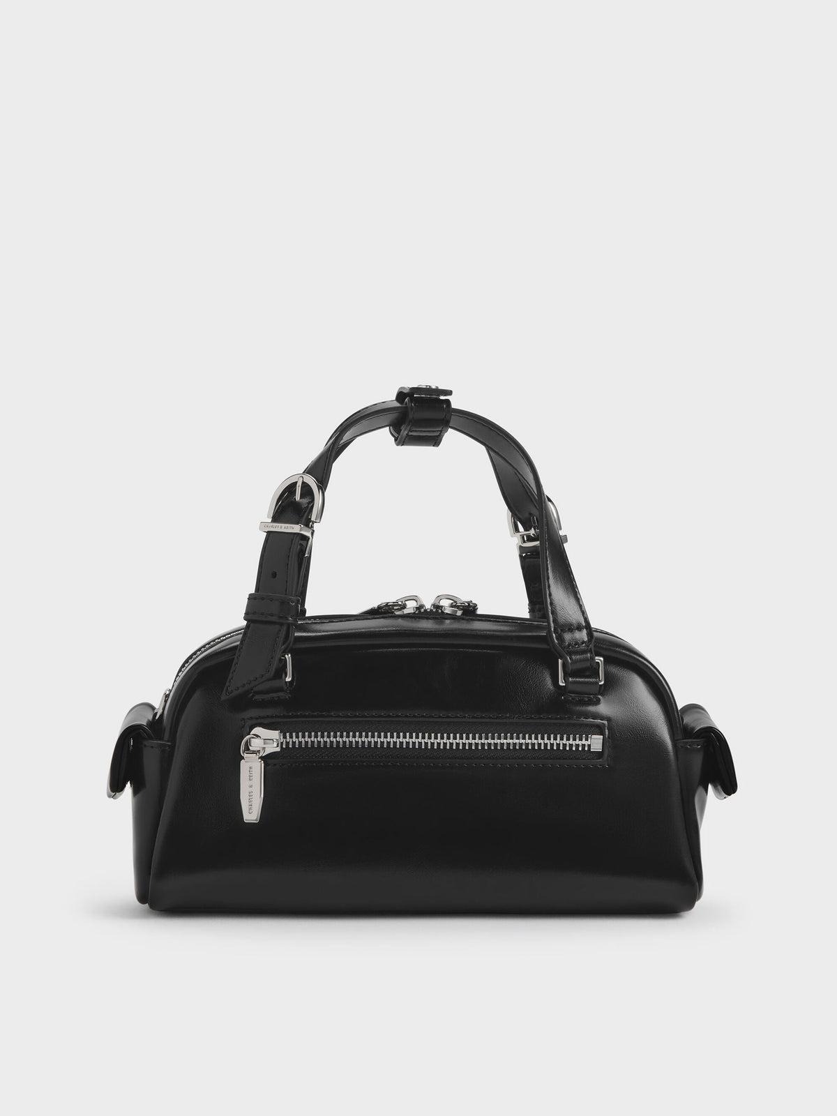 CHARLES & KEITH Top Pick / Rachel Multi-Pocket Bowling Bag - Noir