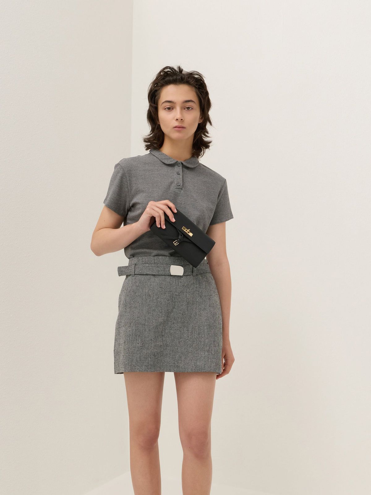 CHARLES & KEITH Recommended / Tricha Knotted-Belt Crossbody Bag - Black