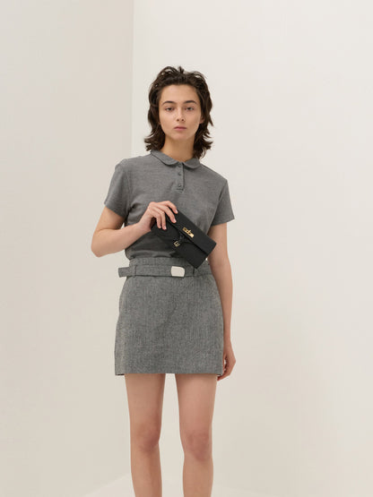 CHARLES & KEITH Recommended / Tricha Knotted-Belt Crossbody Bag - Black