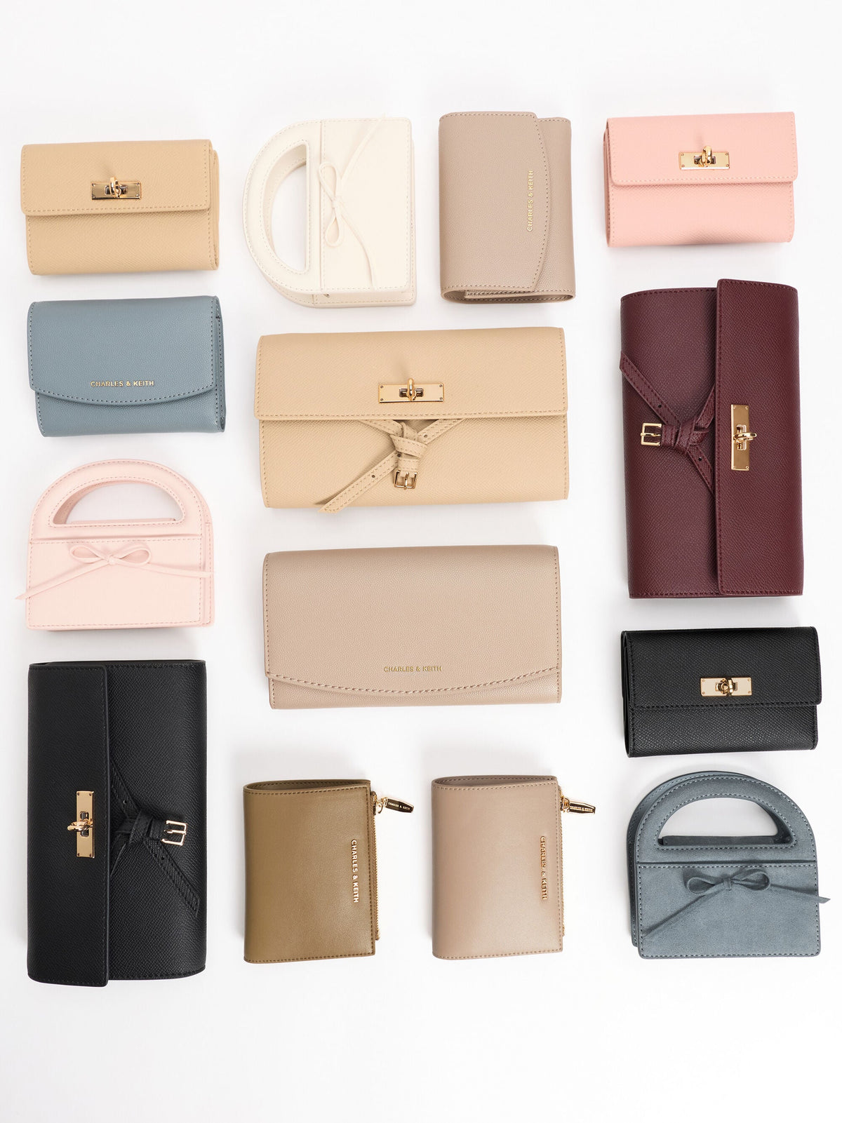 CHARLES & KEITH Recommended / Tricha Knotted-Belt Crossbody Bag - Black