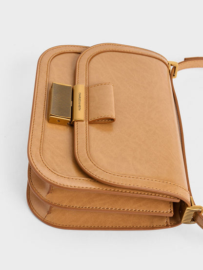 CHARLES & KEITH Sale / Charlot Bag - Toffee