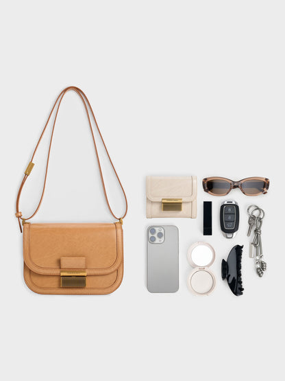 CHARLES & KEITH Sale / Charlot Bag - Toffee