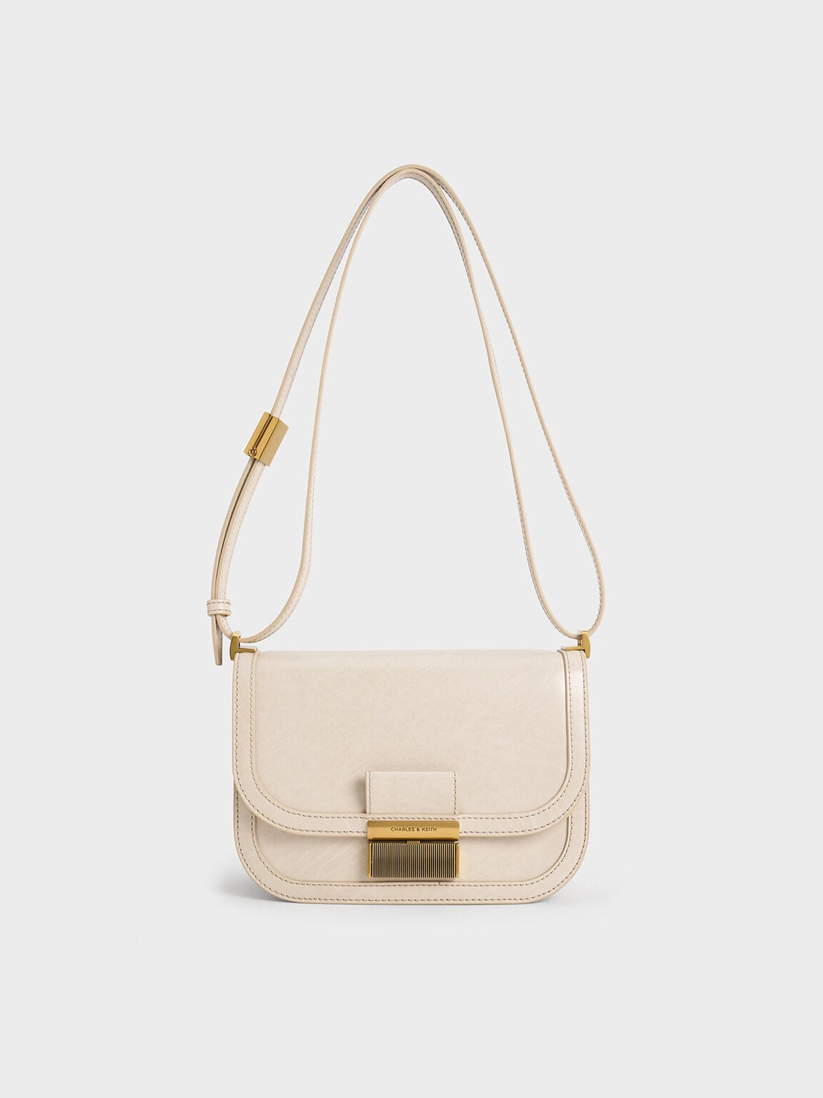 CHARLES & KEITH Classic / Charlot Bag - Oat