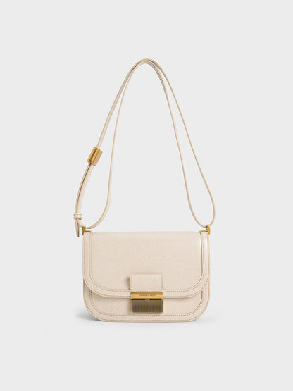 CHARLES & KEITH Classic / Charlot Bag - Oat