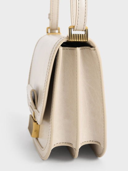 CHARLES & KEITH Classic / Charlot Bag - Oat