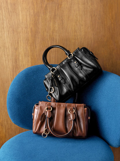 CHARLES & KEITH Sale / Britton Top Handle Tote Bag - Chocolate