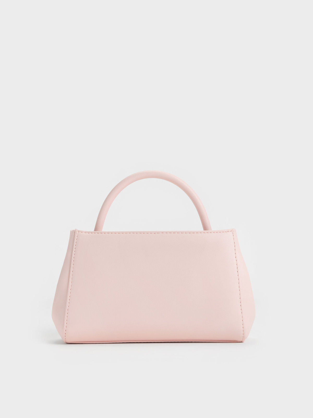 CHARLES & KEITH Popular / Hazel Bow Panelled Top Handle Bag - Soft Pink