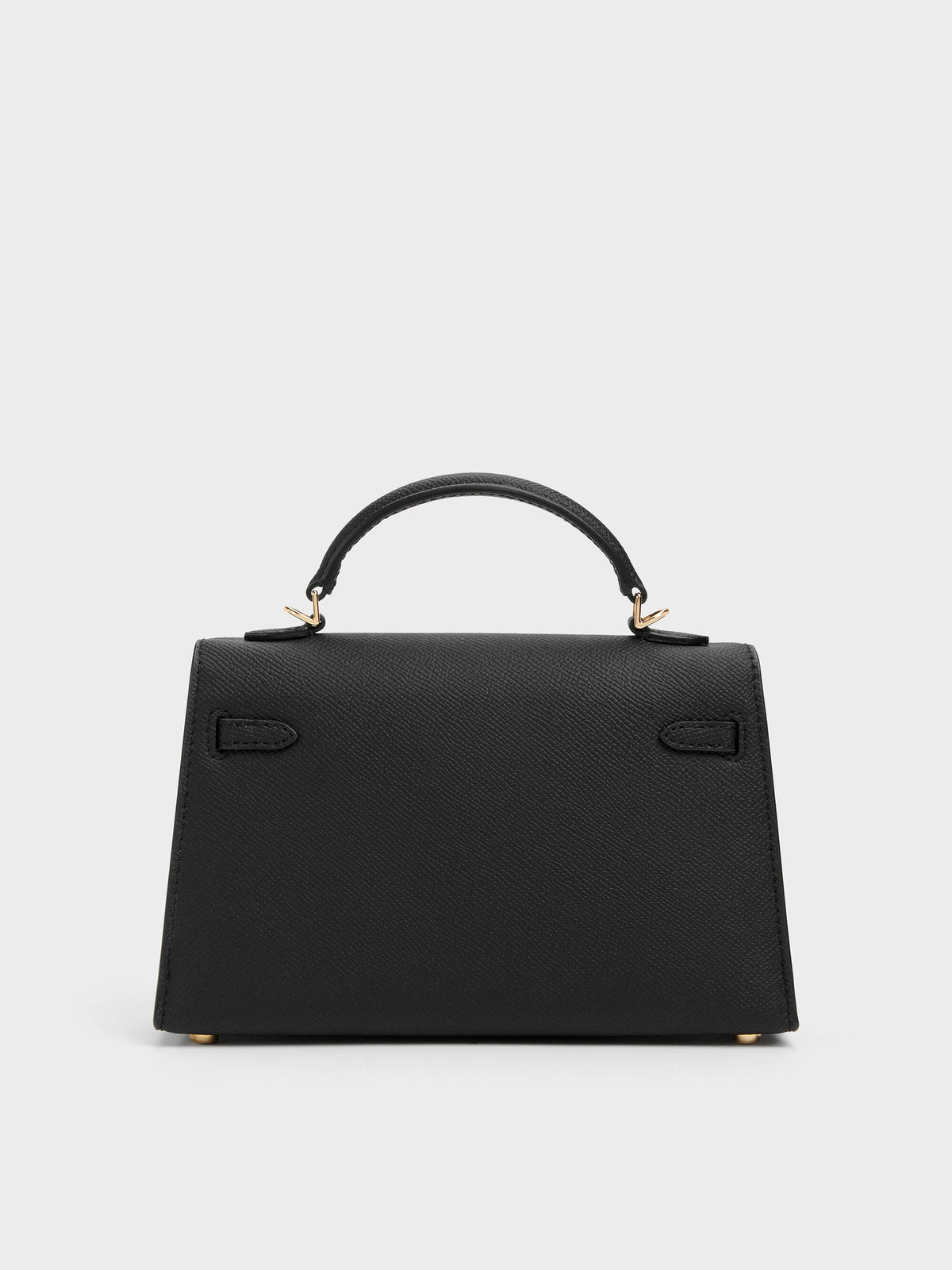 CHARLES & KEITH Premium / Tricha Knotted-Belt Top Handle Bag - Black
